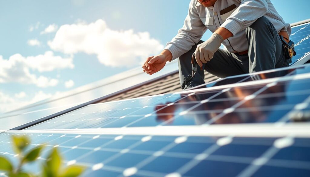 Installazione base pannello solare tetto Installazione base pannello solare tetto